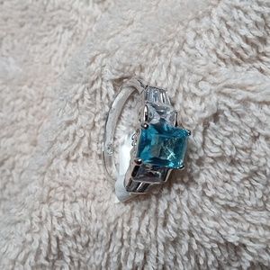 Ring with blue stone $8 or 3 for $20